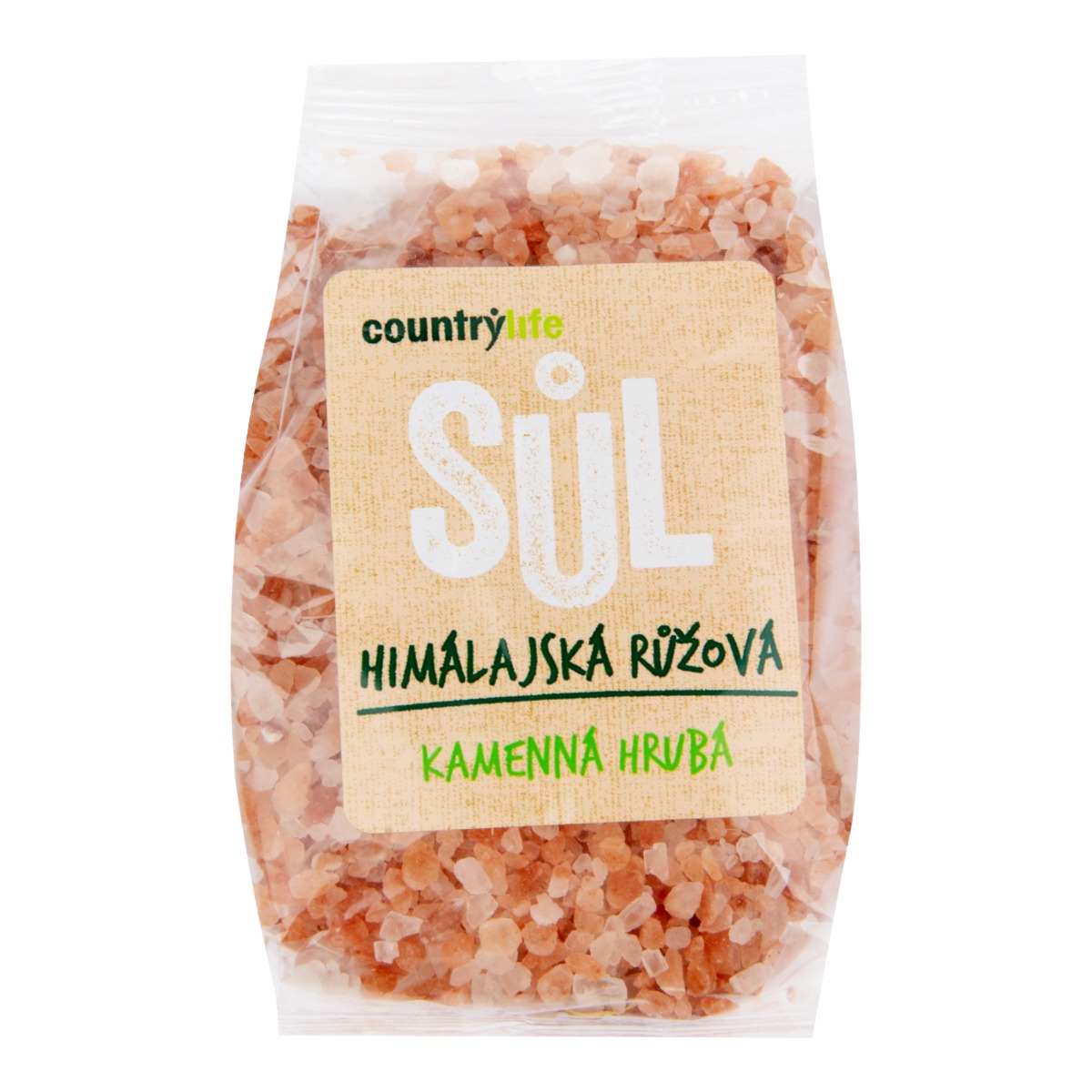 Country Life Sůl himálajská růžová hrubá 500 g Country Life