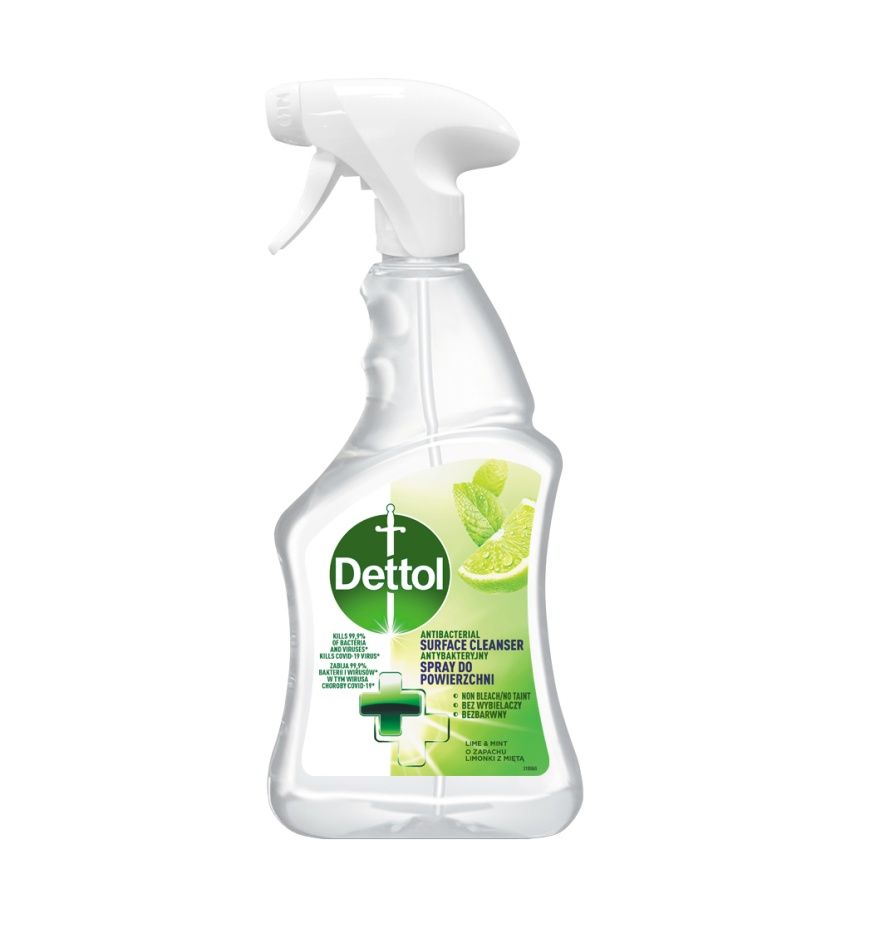 Dettol Antibakteriální sprej na povrchy Limetka a máta 500 ml Dettol