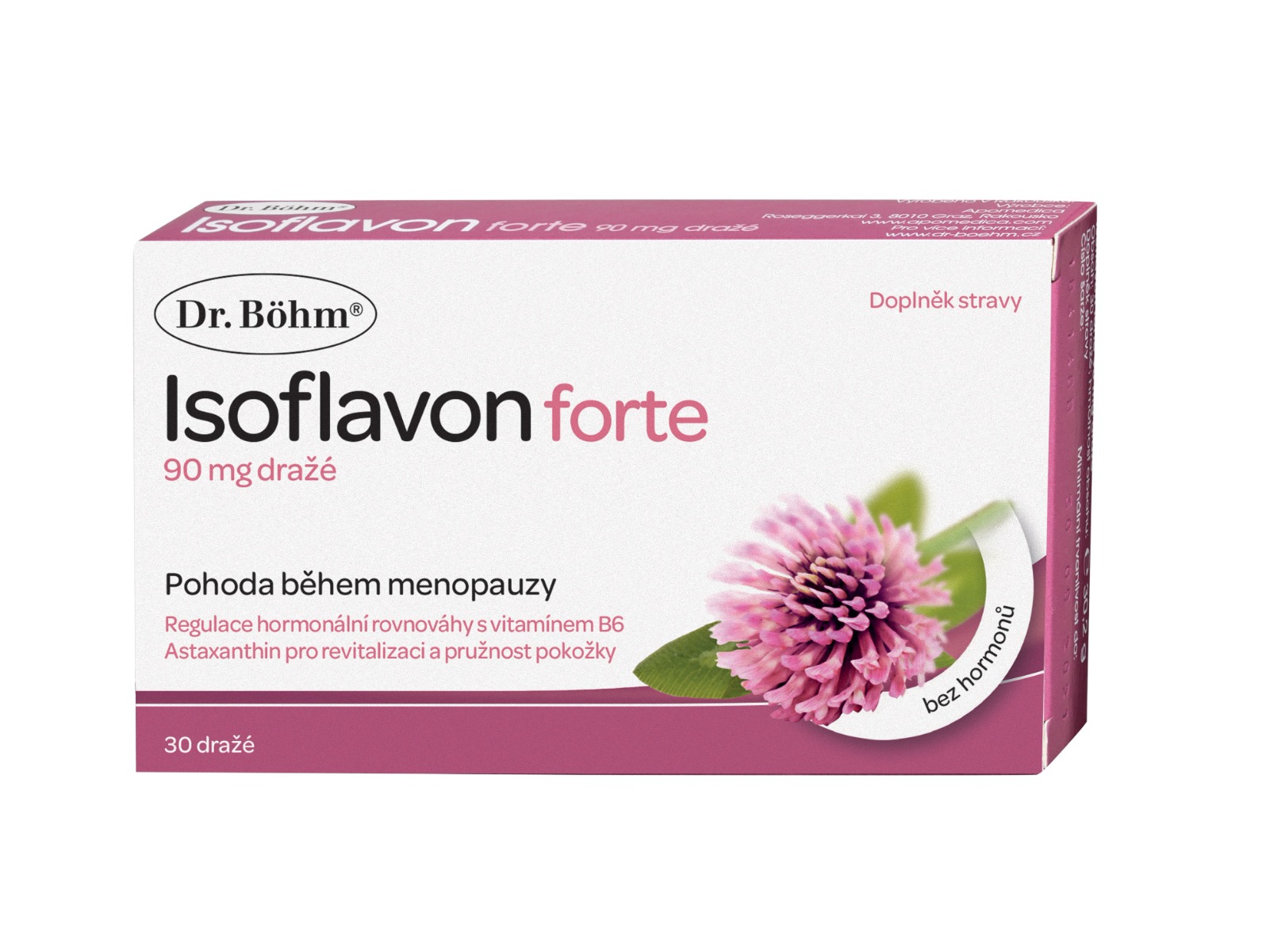 Dr. Böhm Isoflavon forte 90 mg 30 dražé Dr. Böhm
