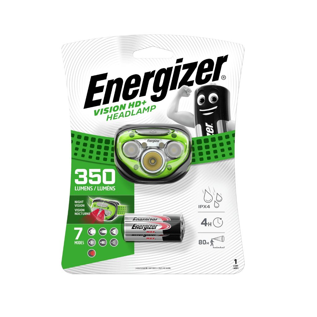 Energizer Headlight Vision HD+ 350lm 3xAAA svítilna 1 ks Energizer