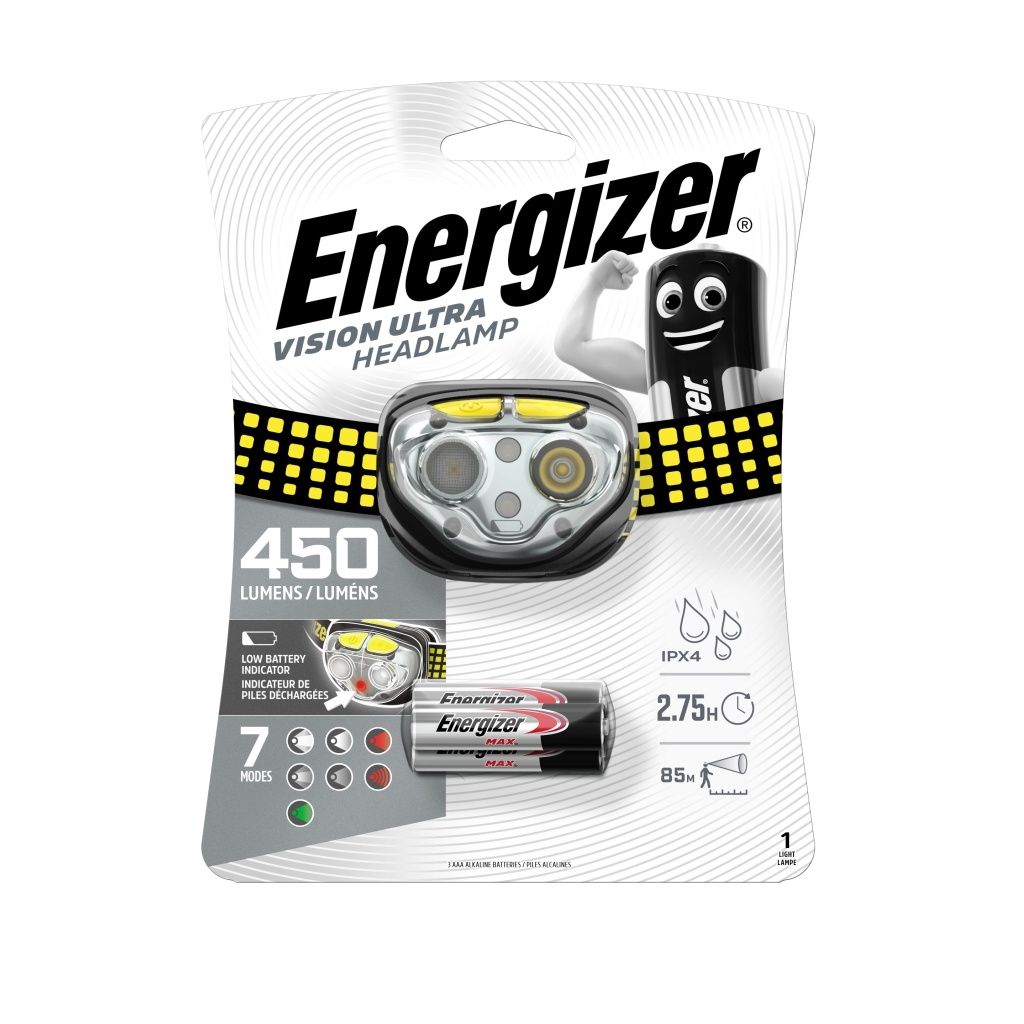 Energizer Headlight Vision Ultra 450lm 3xAAA svítilna 1 ks Energizer