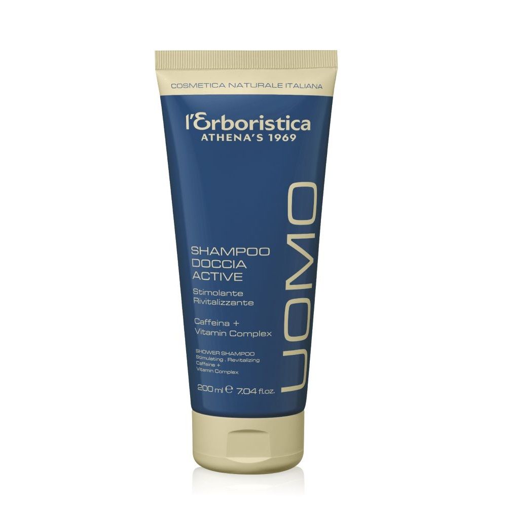 Erboristica Uomo Active Sprchový gel a šampon 2v1 200 ml Erboristica