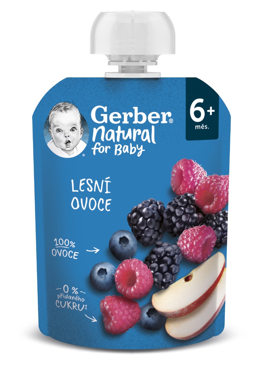 Gerber Natural Kapsička lesní ovoce 90 g Gerber