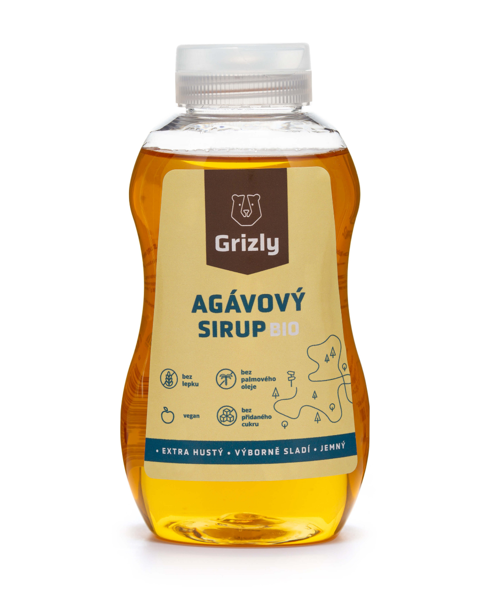 Grizly BIO Agávový sirup 350 g Grizly