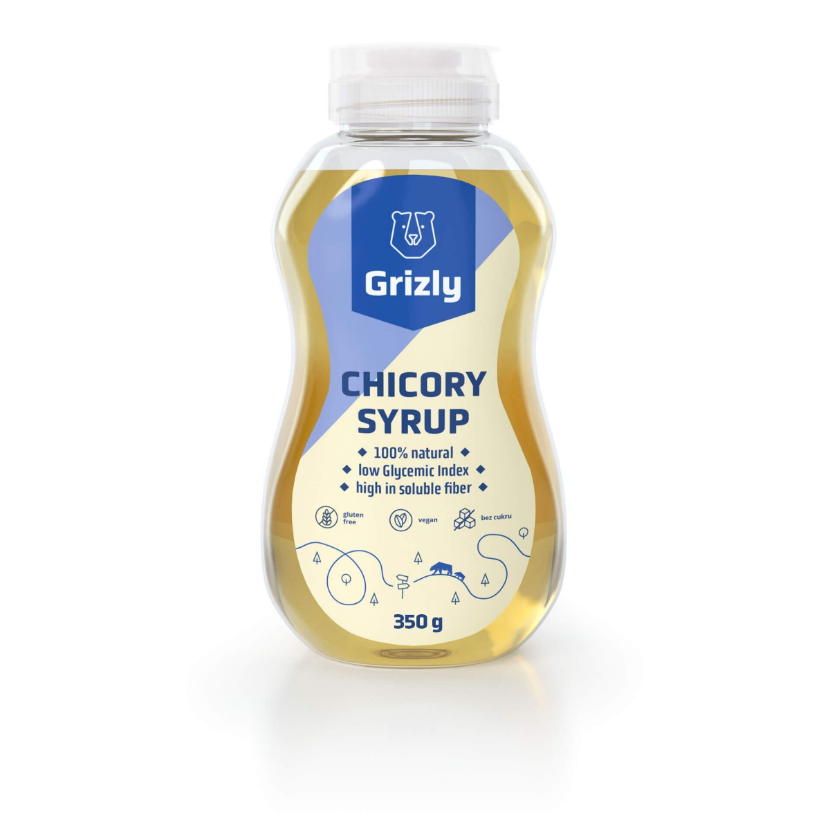 Grizly Čekankový sirup 350 g Grizly