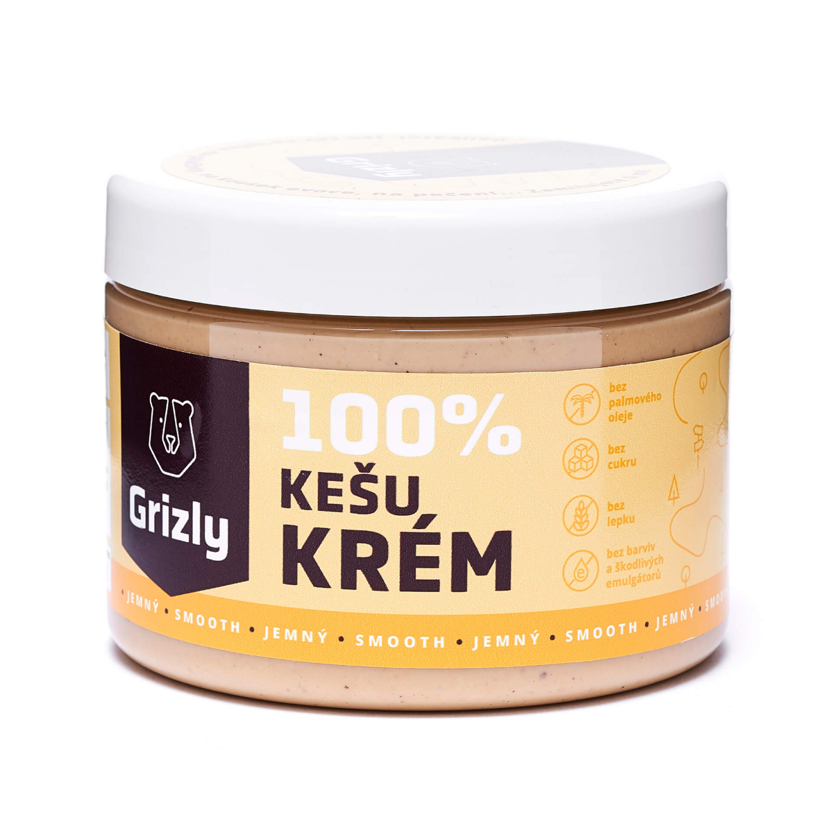 Grizly Kešu krém jemný 500 g Grizly