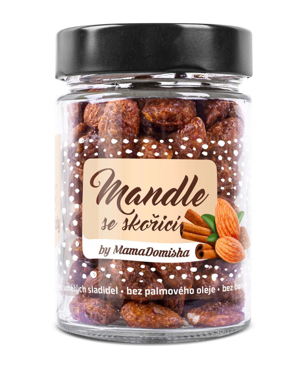 Grizly Mandle se skořicí by MamaDomisha 150 g Grizly