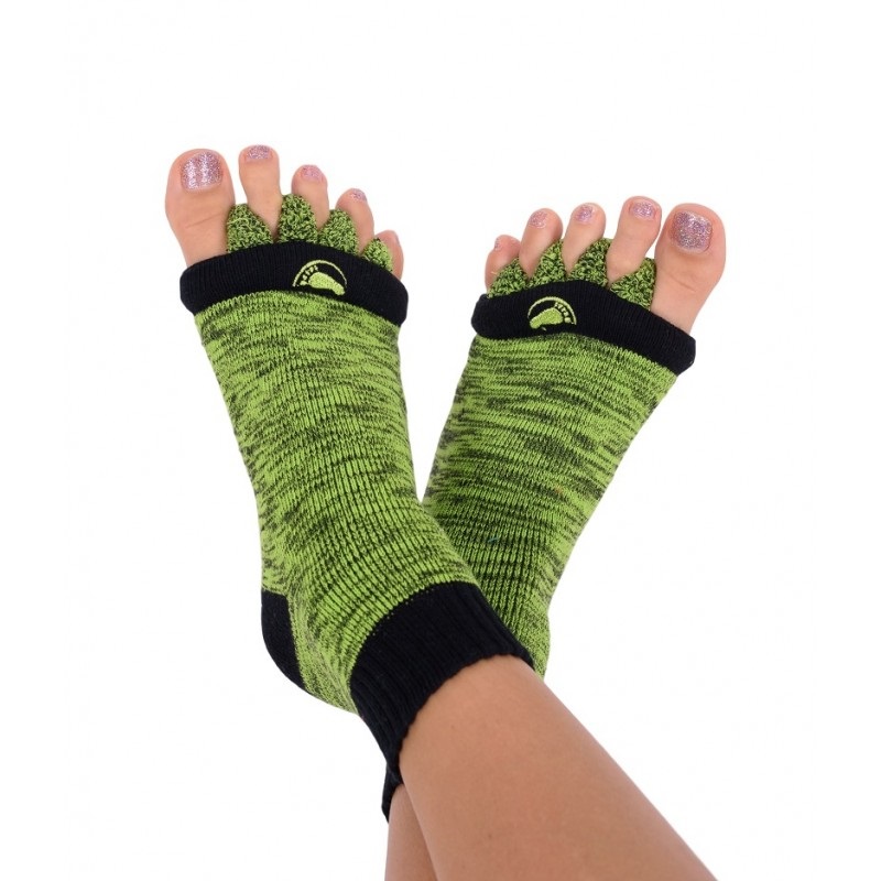 HappyFeet Adjustační ponožky Green vel. L 1 pár HappyFeet