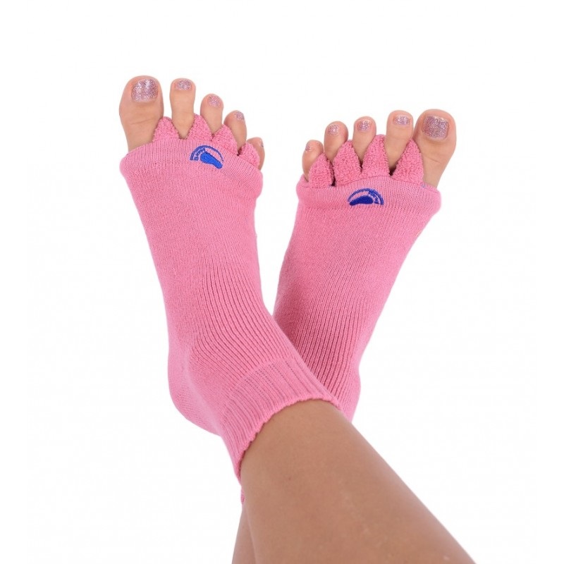 HappyFeet Adjustační ponožky Pink vel. M 1 pár HappyFeet