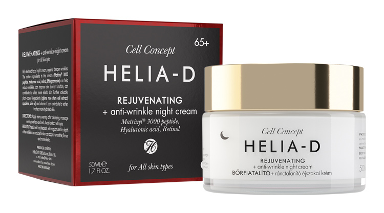 Helia-D Cell Concept Omlazující noční krém proti vráskám 65+ 50 ml Helia-D