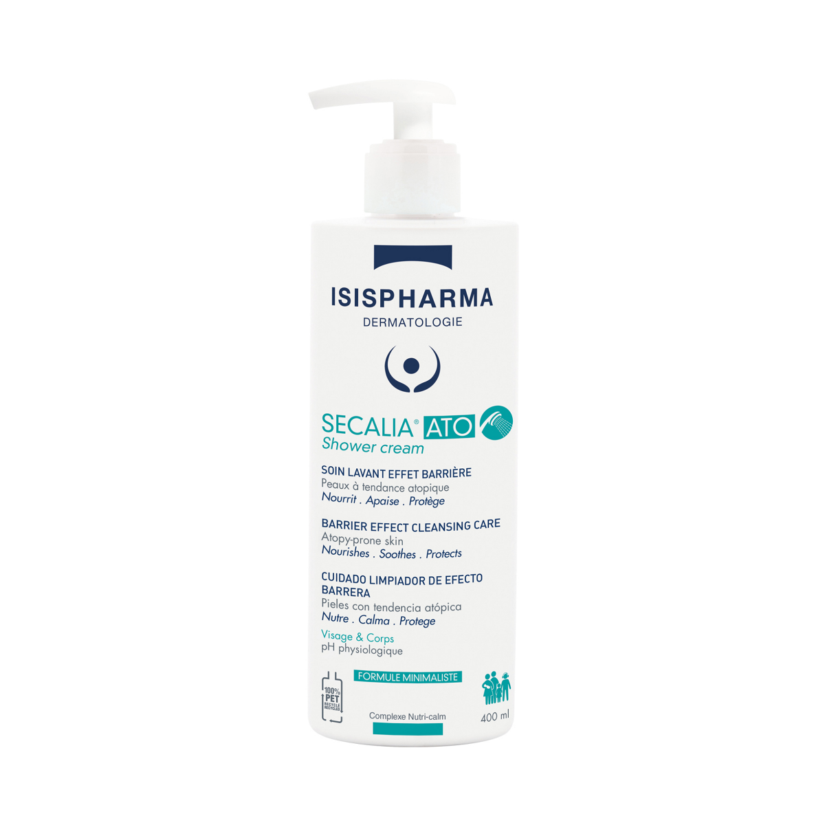 ISISPHARMA SECALIA Ato Shower cream sprchový krém 400 ml ISISPHARMA