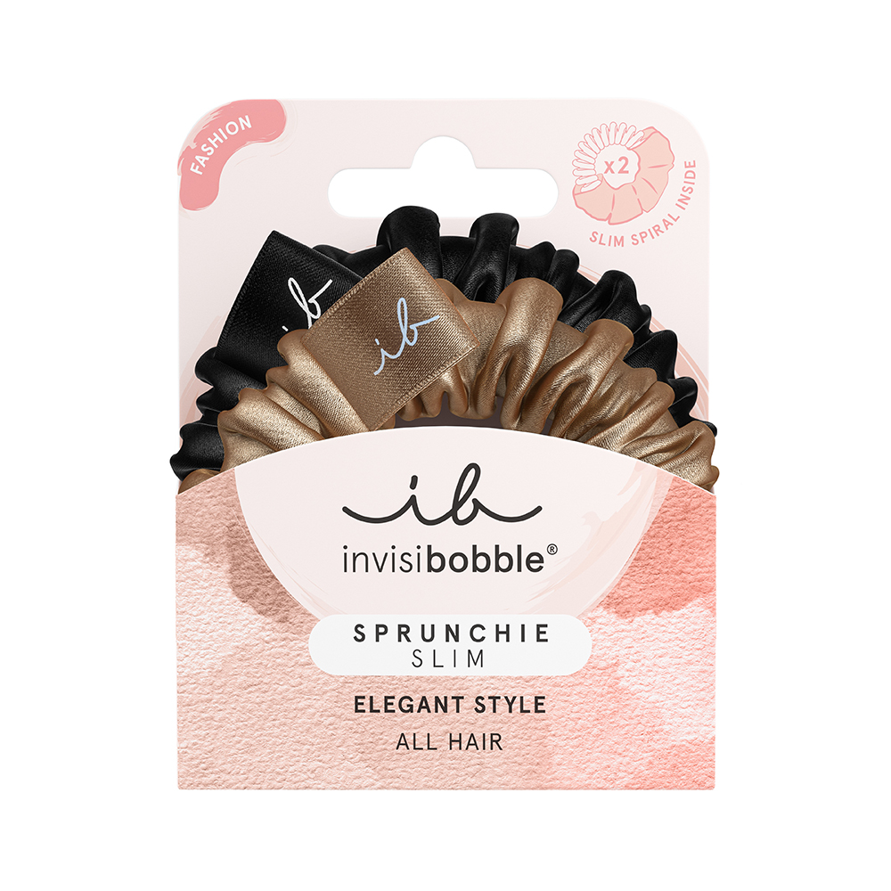 Invisibobble Sprunchie Slim True Golden gumička do vlasů 2 ks Invisibobble