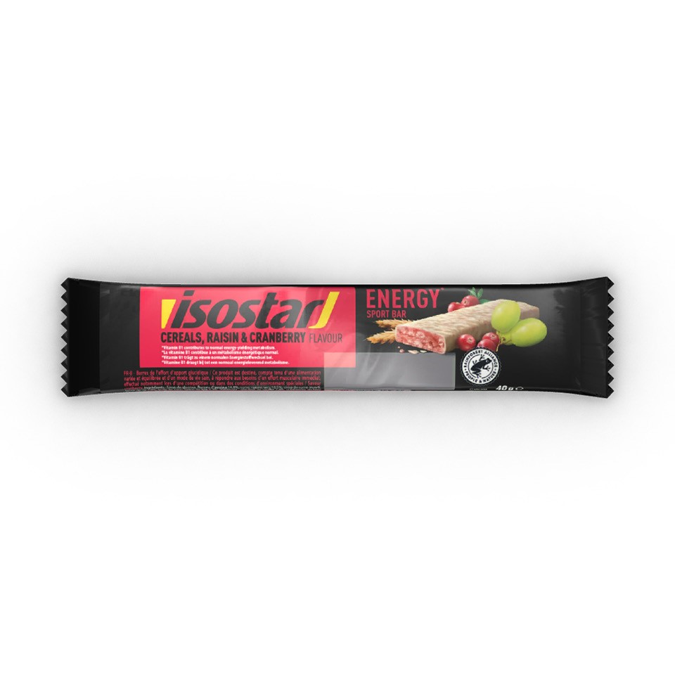 Isostar Energy sport bar brusinka energetická tyčinka 40 g Isostar
