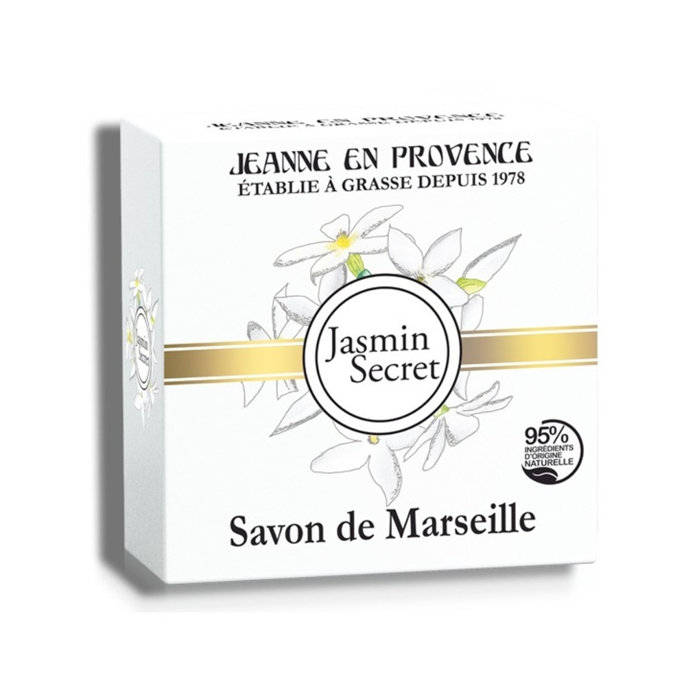 Jeanne en Provence Tuhé mýdlo Jasmín 100 g Jeanne en Provence