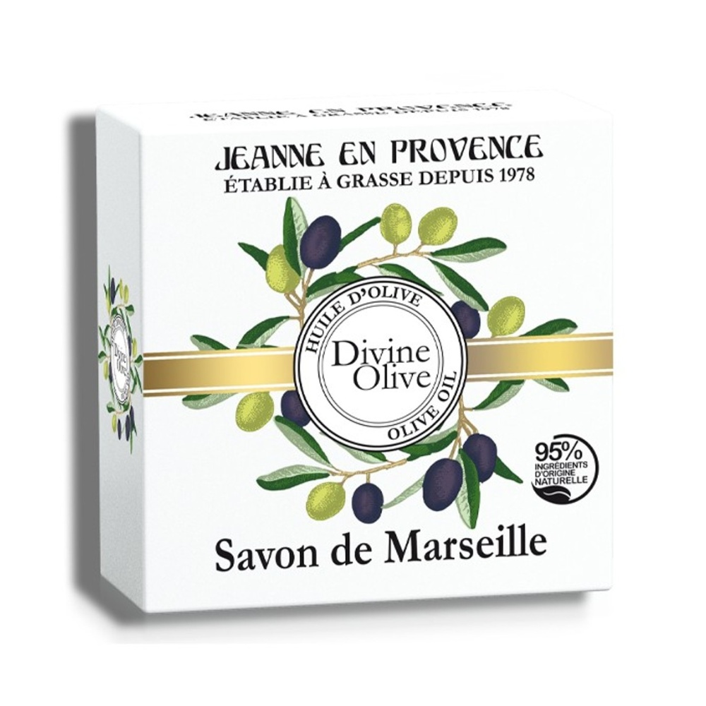 Jeanne en Provence Tuhé mýdlo Oliva 100 g Jeanne en Provence