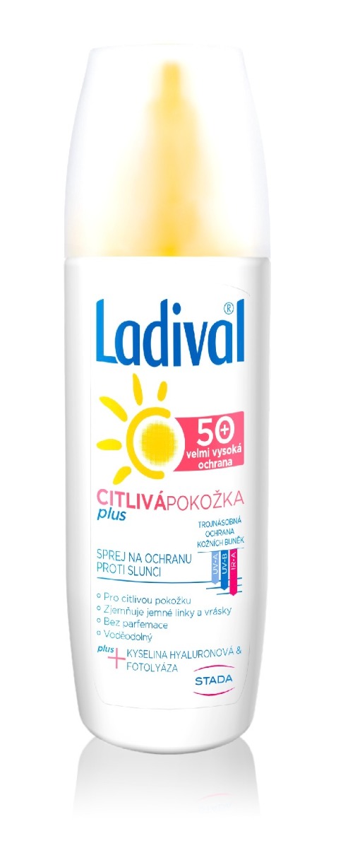 Ladival Citlivá pokožka plus OF50+ sprej 150 ml Ladival