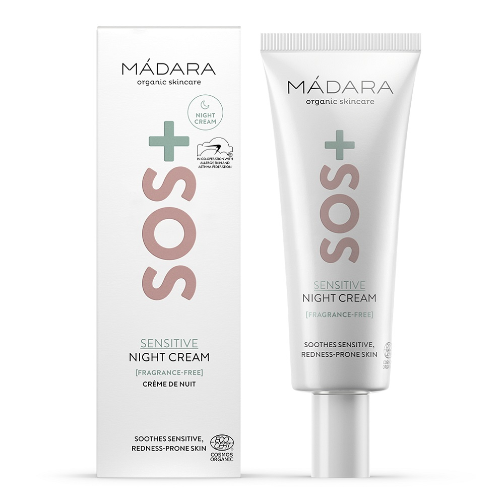 MÁDARA SOS Sensitive noční krém 70 ml MÁDARA