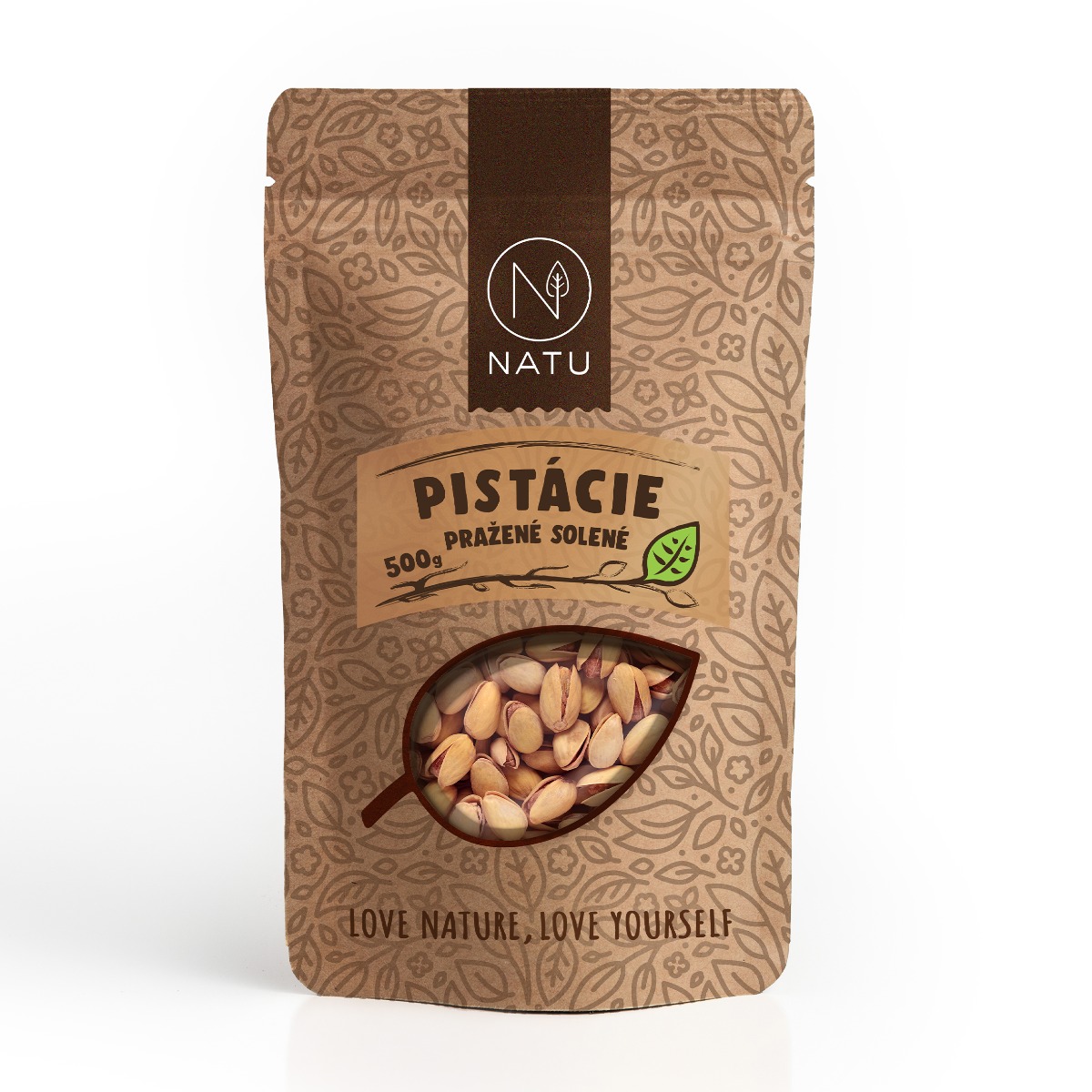 NATU Pistácie pražené solené 500 g NATU