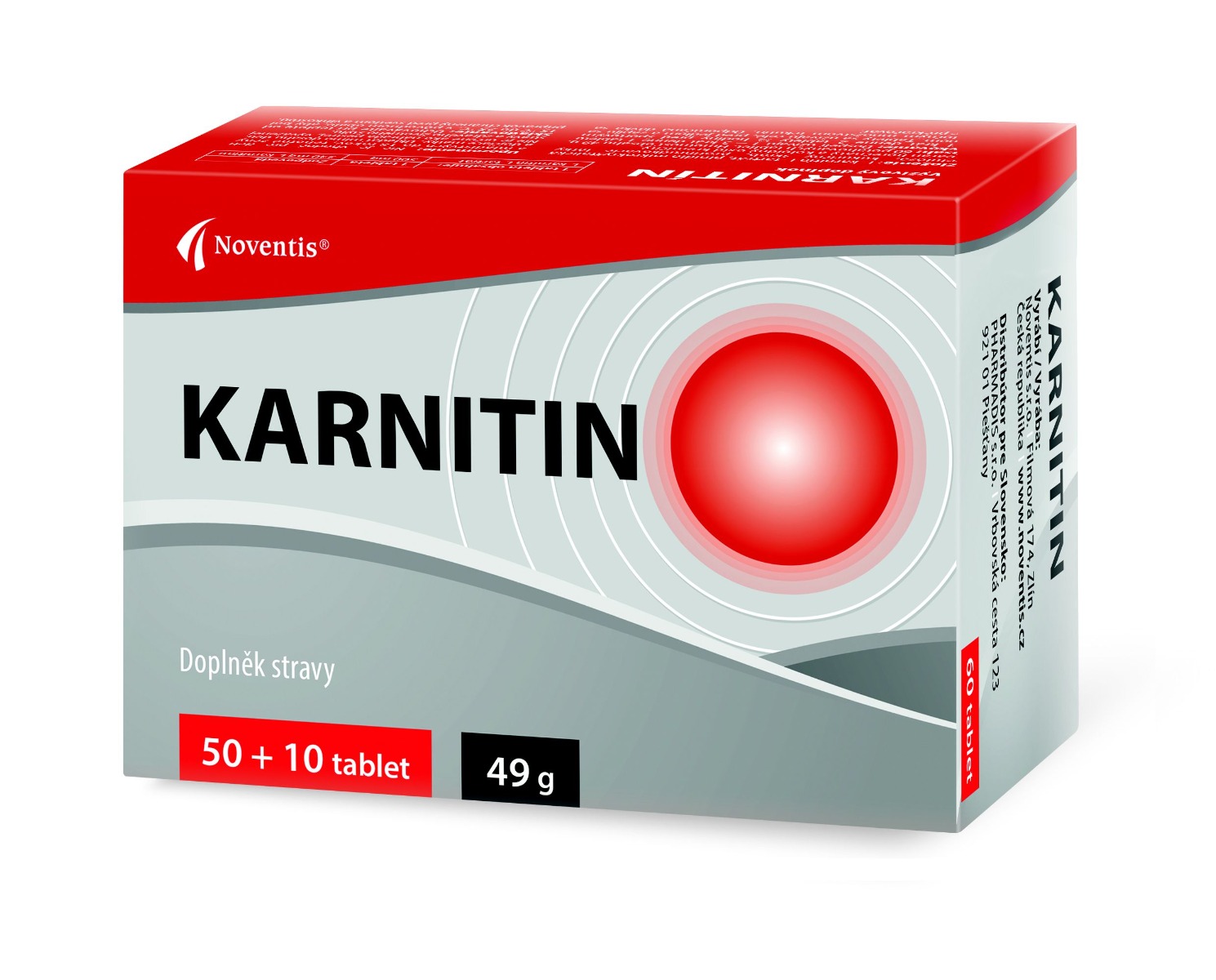 Noventis Karnitin 50+10 tablet Noventis