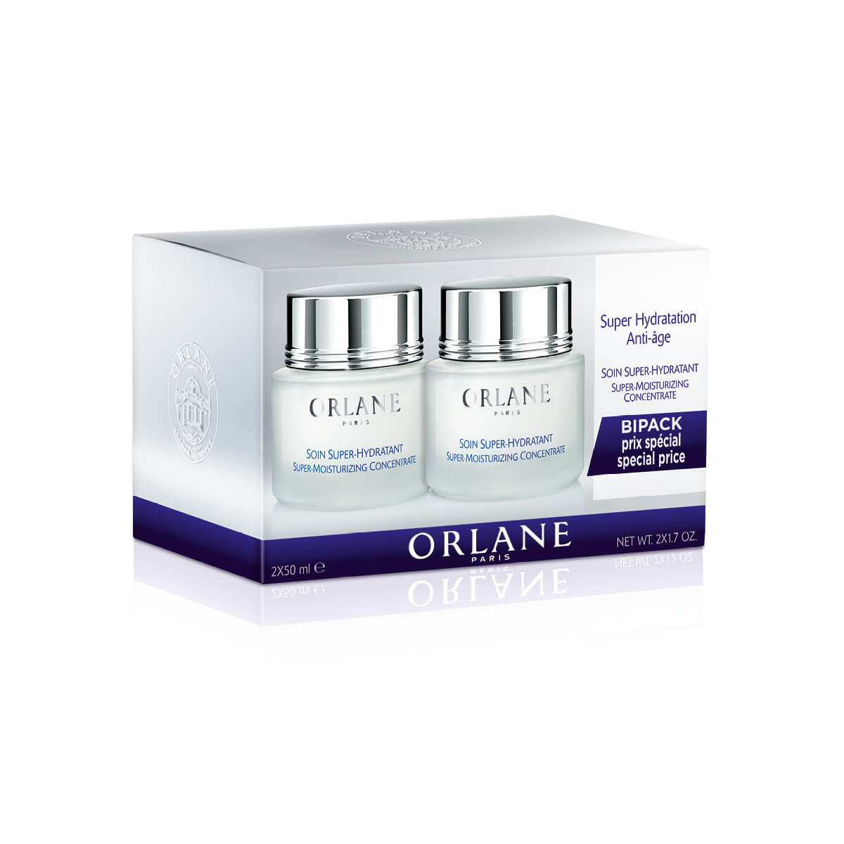 Orlane Paris Hydratation dárkový set hydratačních pleťových krémů 2x50 ml Orlane Paris