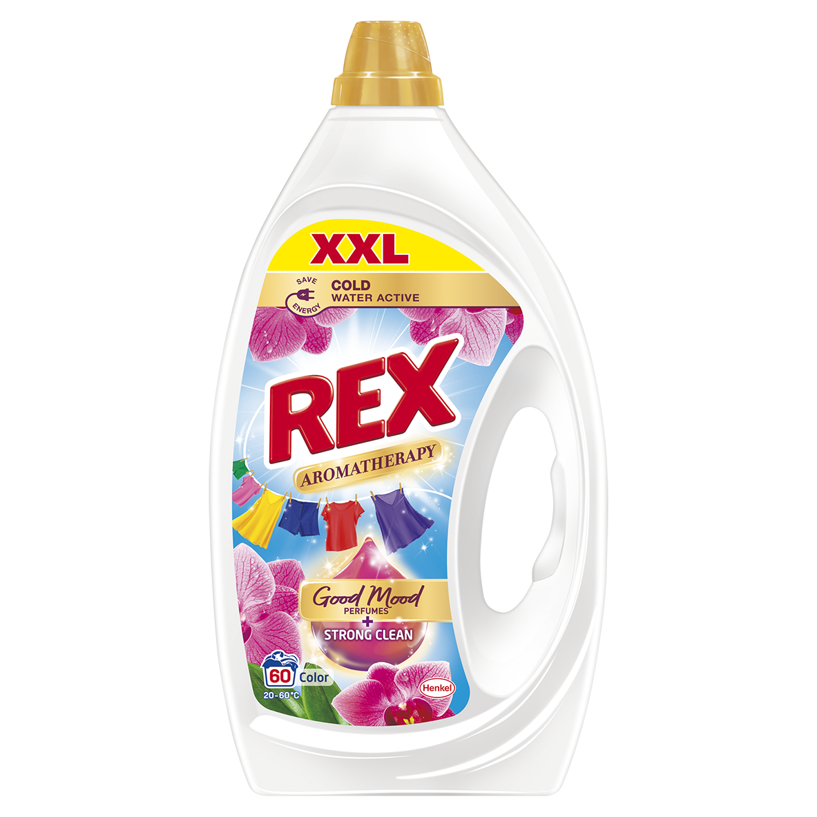 Rex Prací gel Aromatherapy Orchid Color 60 dávek Rex