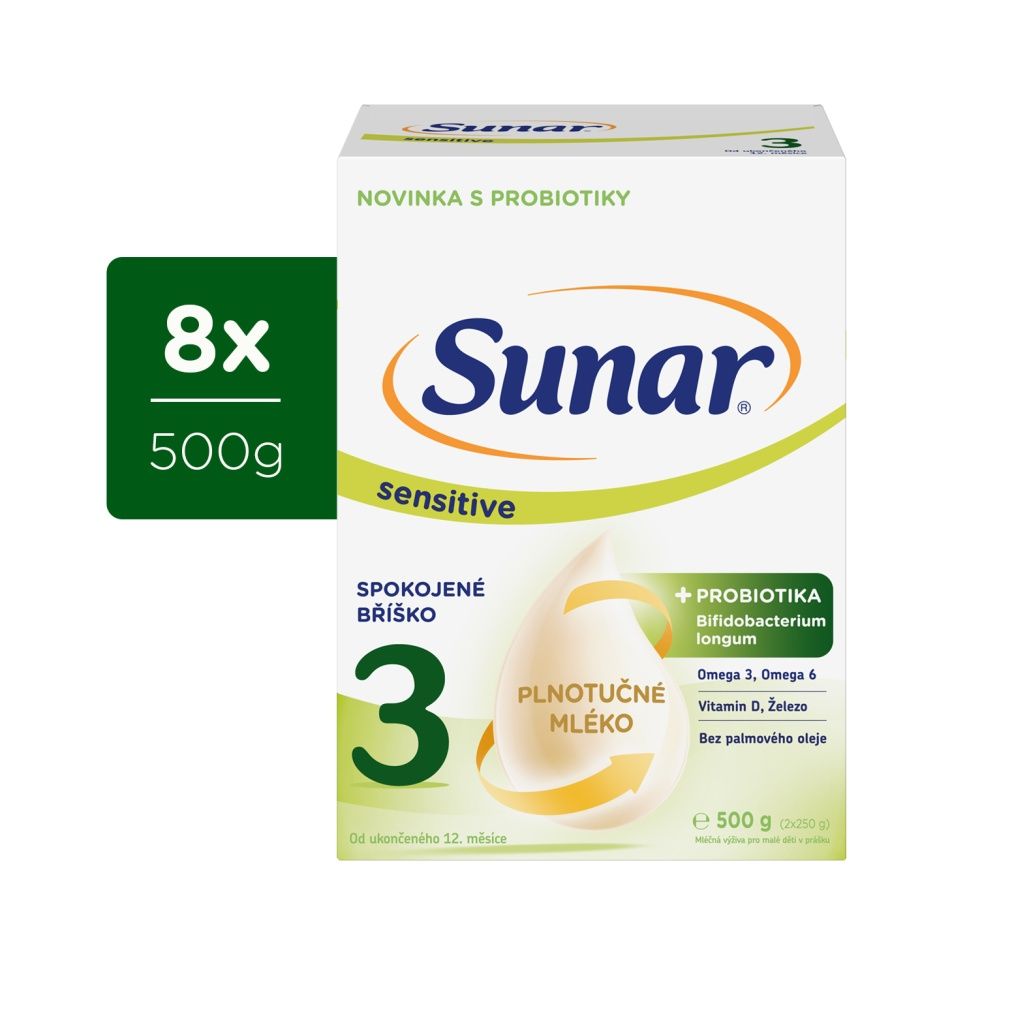 Sunar Sensitive 3 8x500 g Sunar