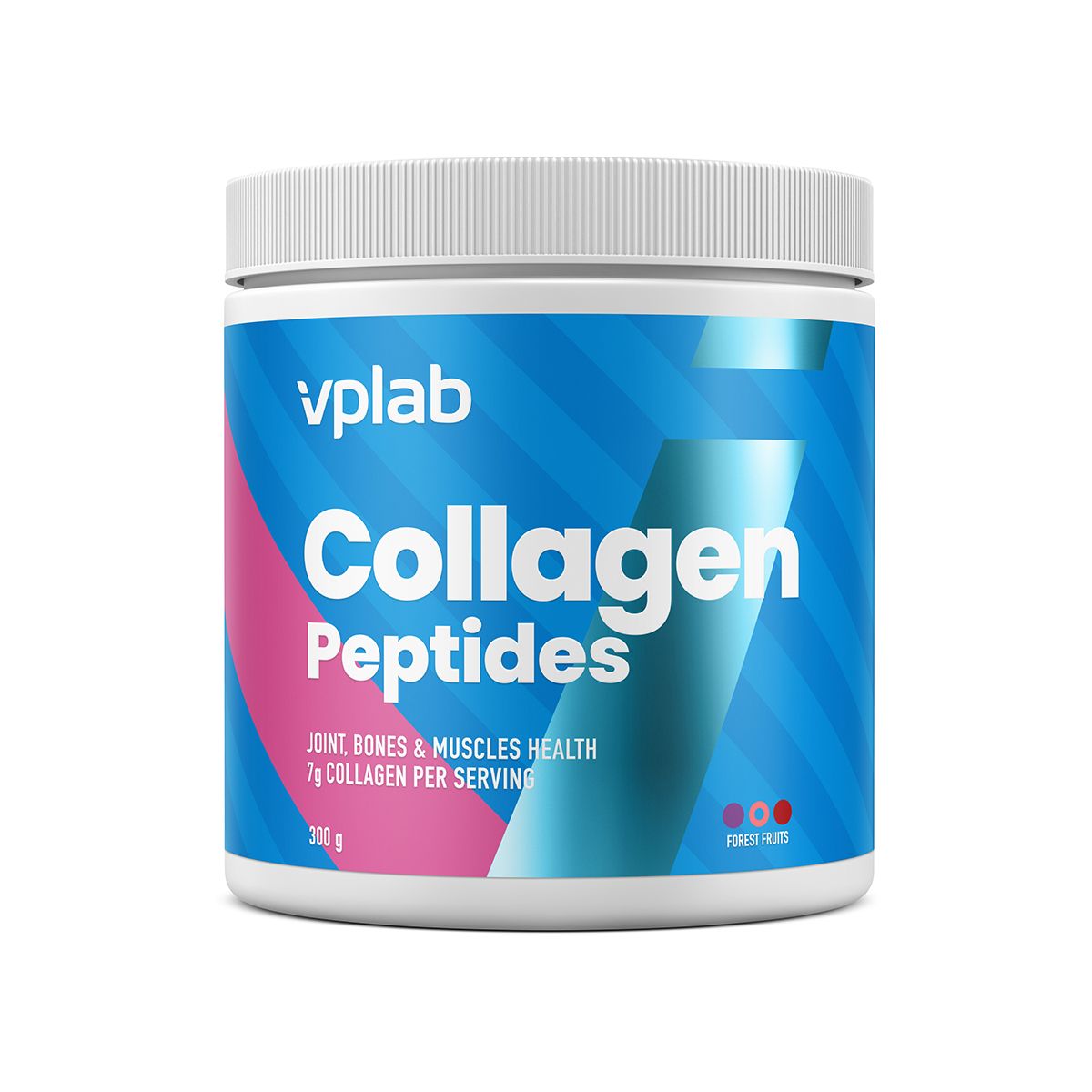 VPLAB Collagen Peptides Forrest Fruit 300 g VPLAB