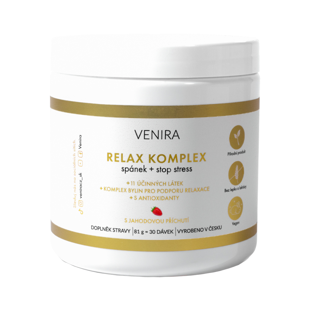 Venira Relax komplex spánek + stop stress 81 g Venira