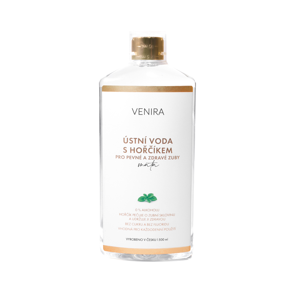 Venira Ústní voda s hořčíkem máta 500 ml Venira