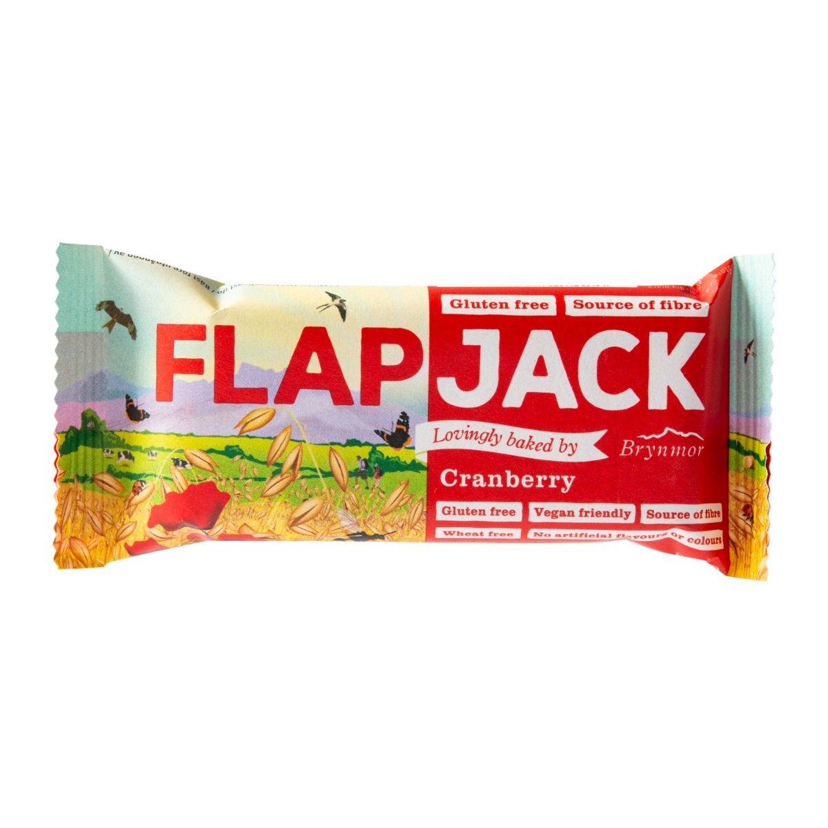 Wholebake Flapjack ovesný bezlepkový brusinka 80 g Wholebake