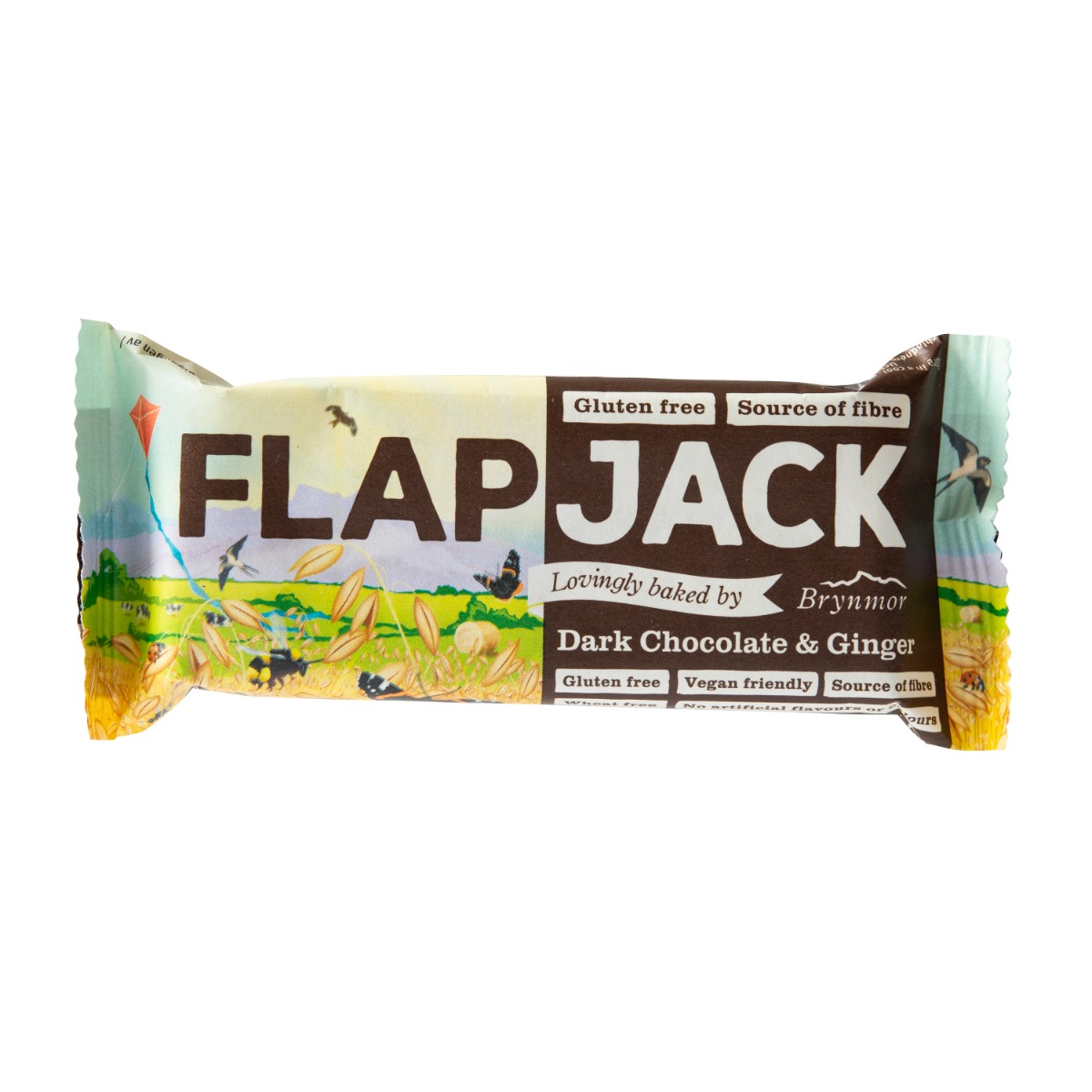 Wholebake Flapjack ovesný bezlepkový čokoláda se zázvorem 80 g Wholebake