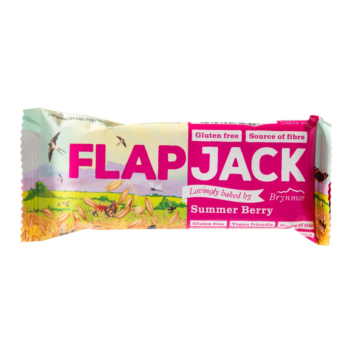 Wholebake Flapjack ovesný bezlepkový malina-jahoda 80 g Wholebake