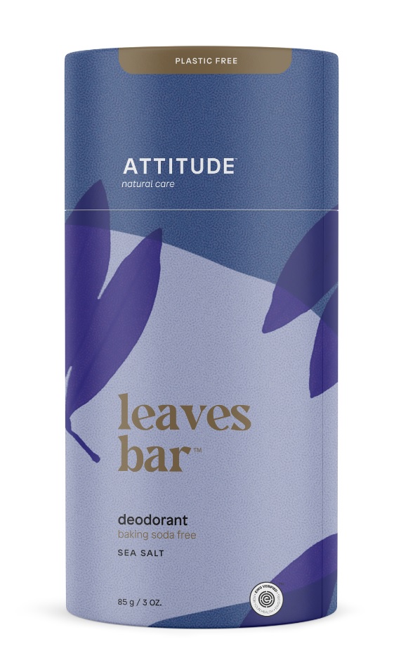 ATTITUDE Leaves bar Přírodní tuhý deodorant Mořská sůl 85 g ATTITUDE