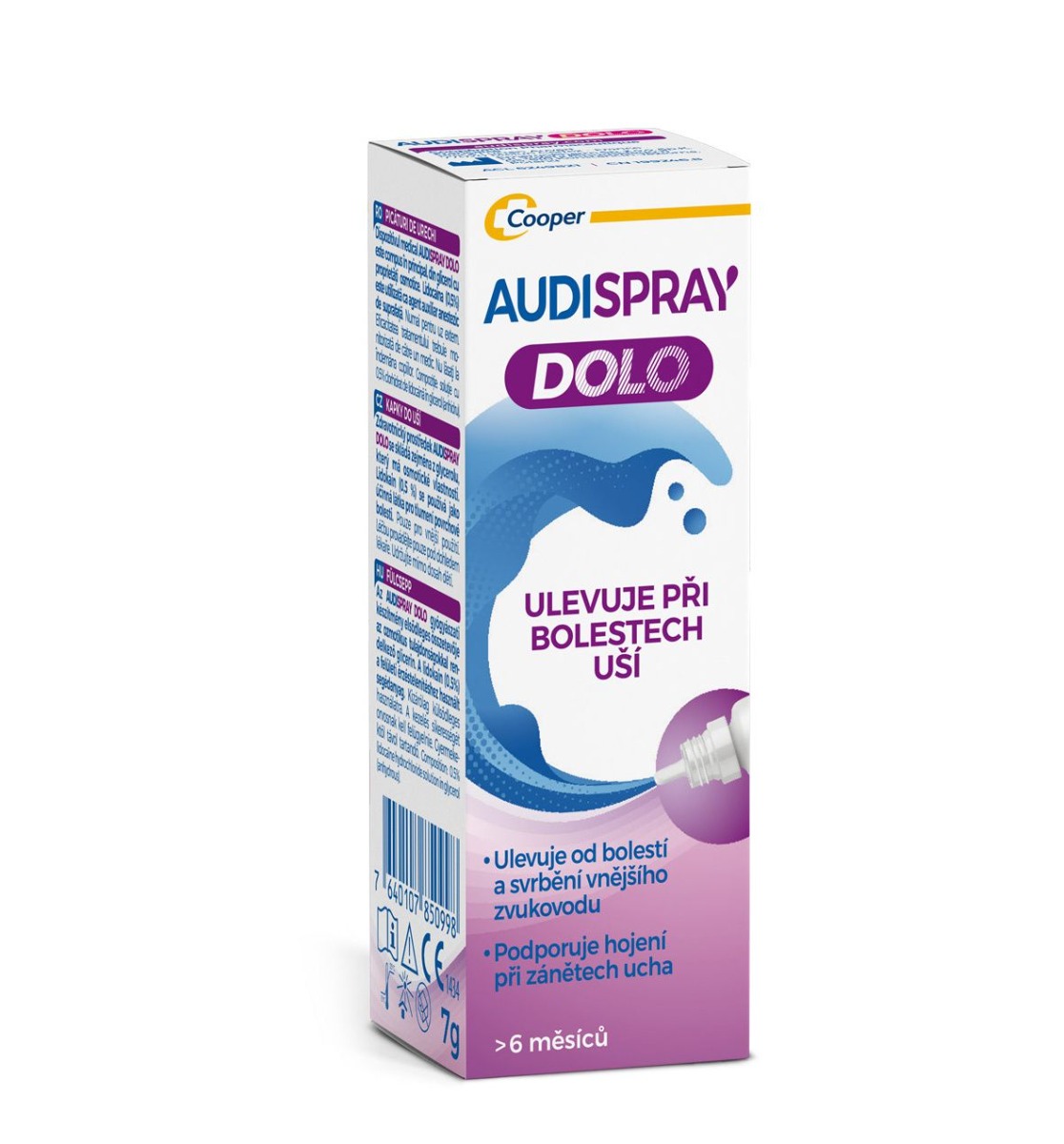 Audispray Dolo ušní kapky 7 g Audispray