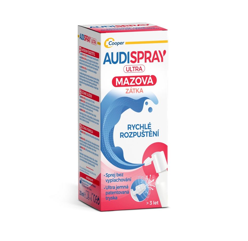 Audispray Ultra ušní sprej 20 ml Audispray
