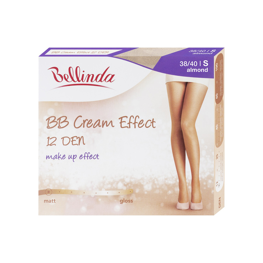 Bellinda BB CREAM 12 DEN vel. 40 dámské punčochové kalhoty 1 ks sv. tělové Bellinda