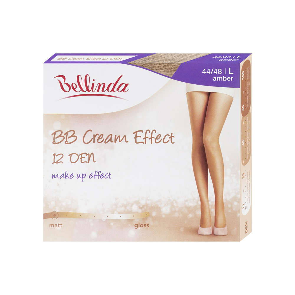 Bellinda BB CREAM 12 DEN vel. 48 dámské punčochové kalhoty 1 ks stř. tělové Bellinda