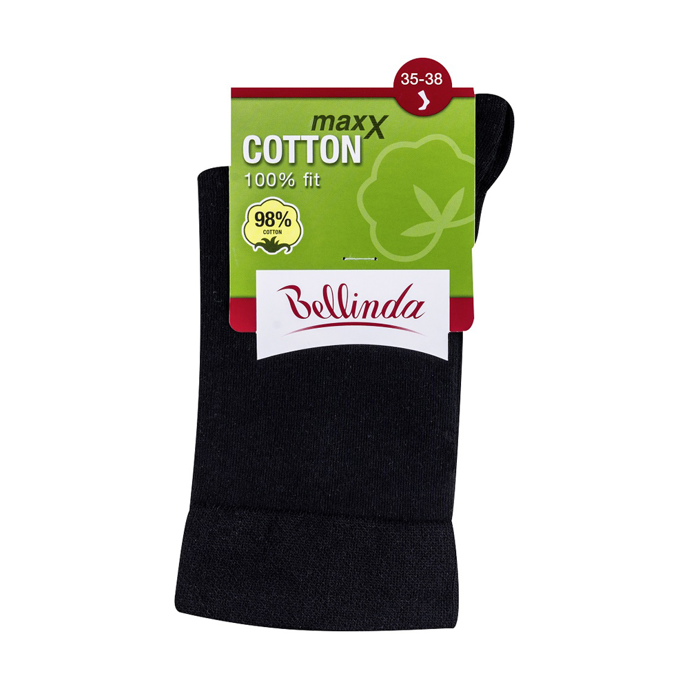 Bellinda COTTON MAXX vel. 35/38 dámské ponožky 1 pár černé Bellinda