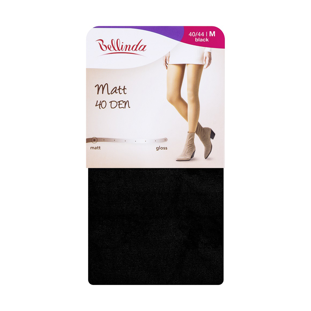 Bellinda MATT 40 DEN vel. 44 dámské punčochové kalhoty 1 ks černé Bellinda