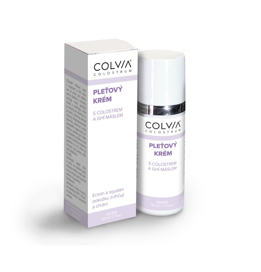 COLVIA Pleťový krém s colostrem a Ghí máslem 50 ml COLVIA