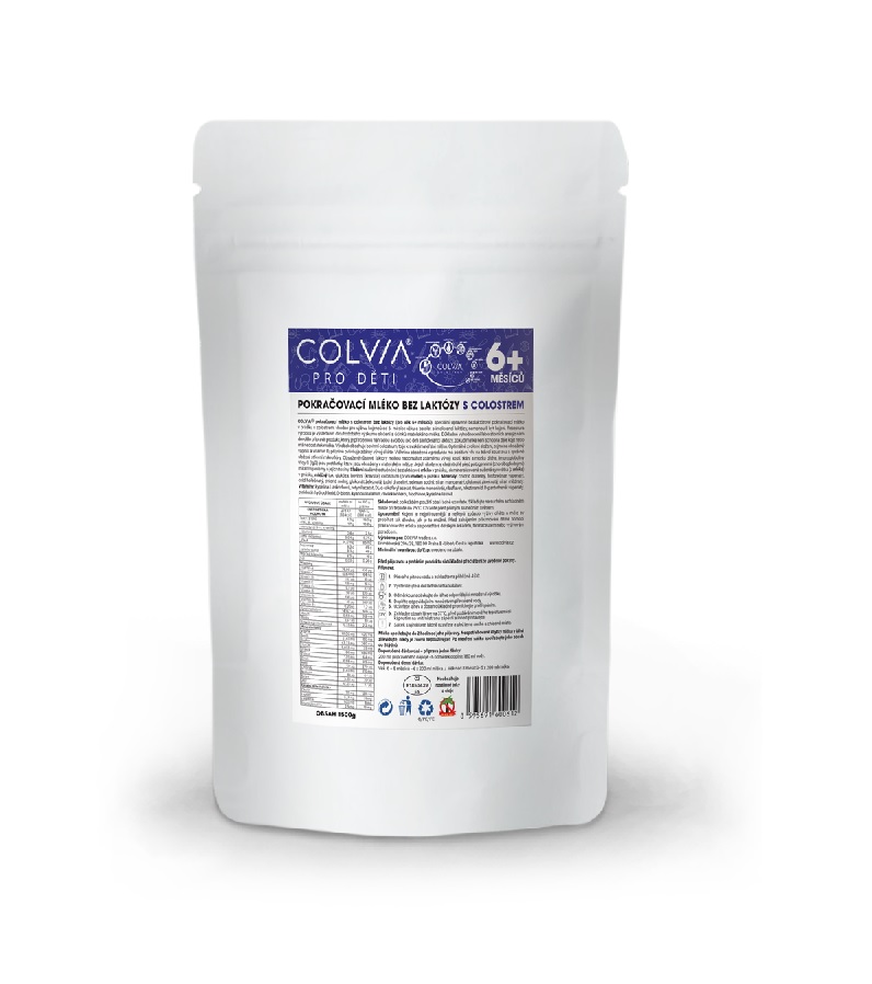 COLVIA Pokračovací mléko bez laktózy 6m+ 1000 g COLVIA