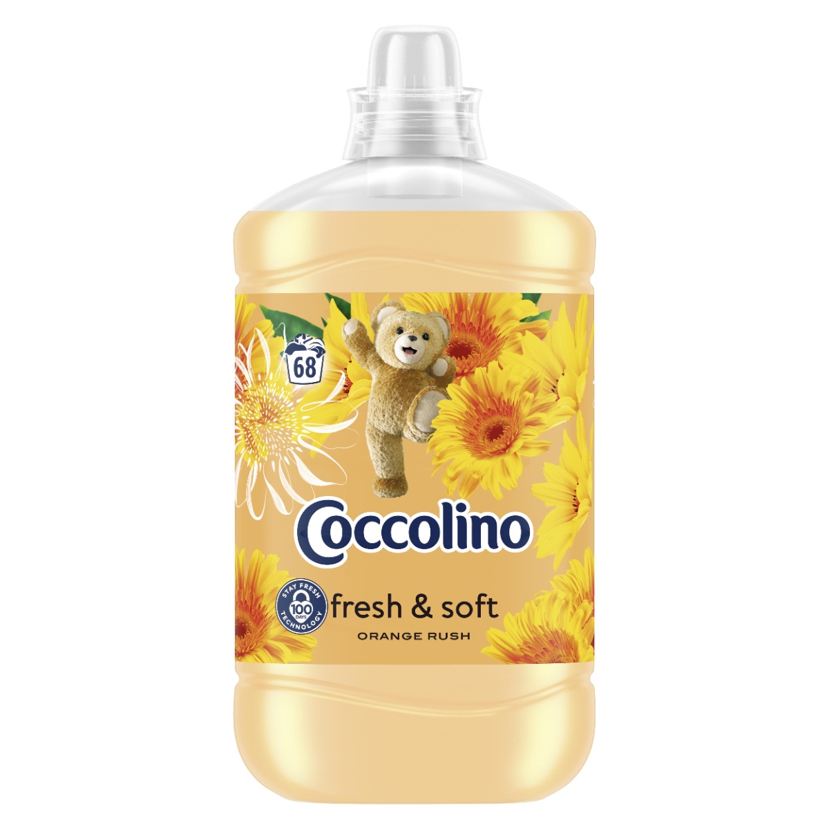 Coccolino Aviváž Orange Rush fresh & soft 1700 ml 68 dávek Coccolino