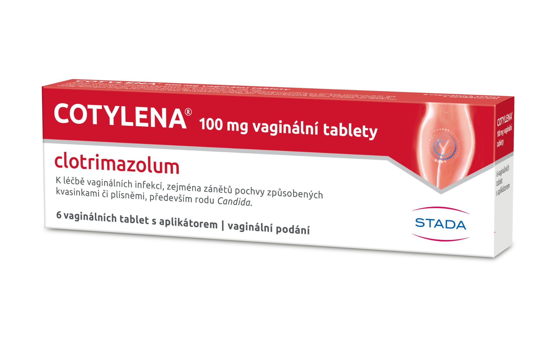 Cotylena 100 mg 6 vaginálních tablet Cotylena