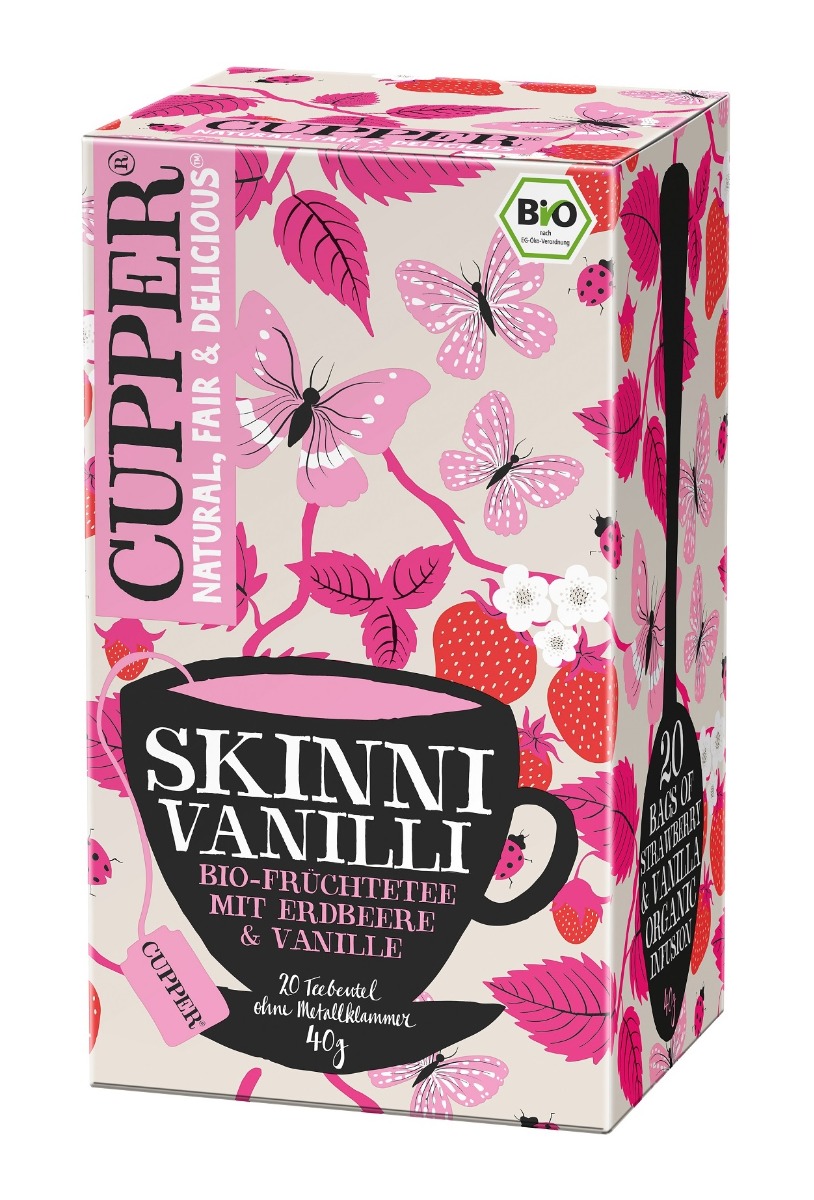 Cupper BIO Skinni Vanilli porcovaný čaj 20x2 g Cupper