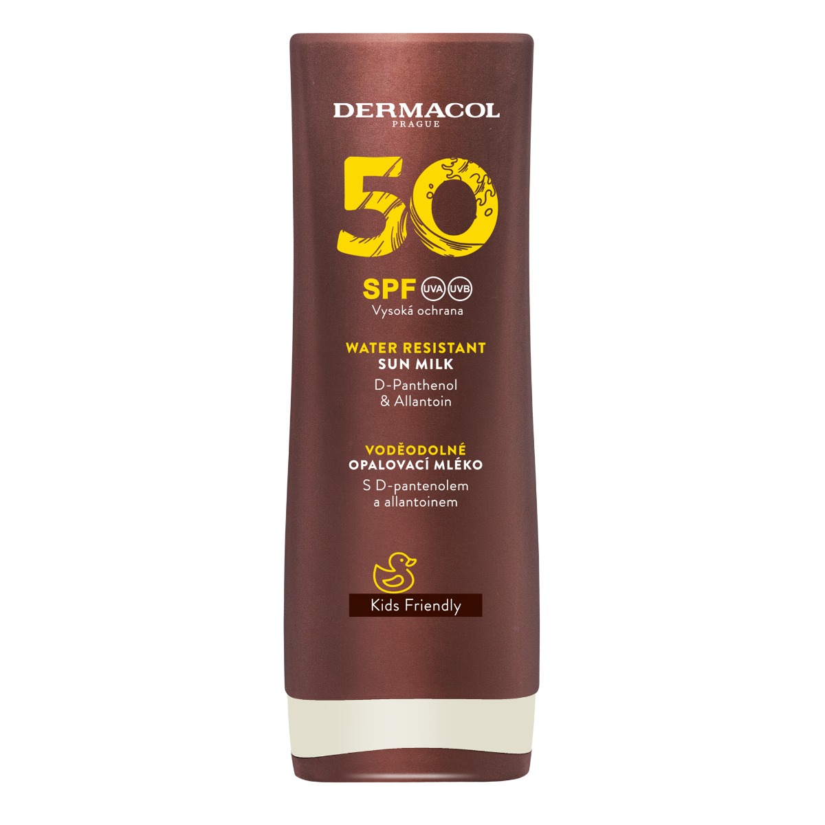 Dermacol SUN Mléko na opalování SPF50 flip-top 200 ml Dermacol