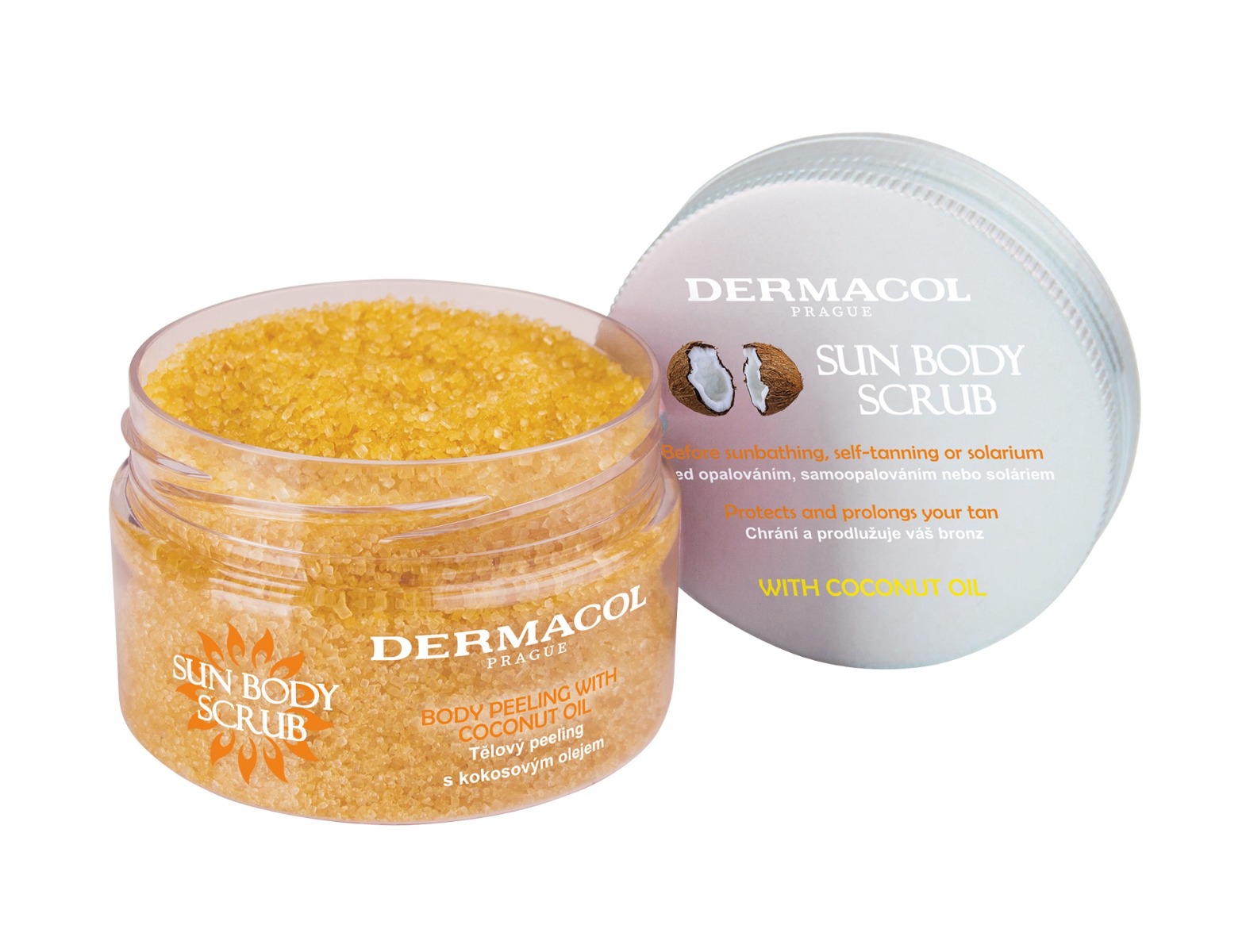 Dermacol SUN Tělový peeling 200 g Dermacol