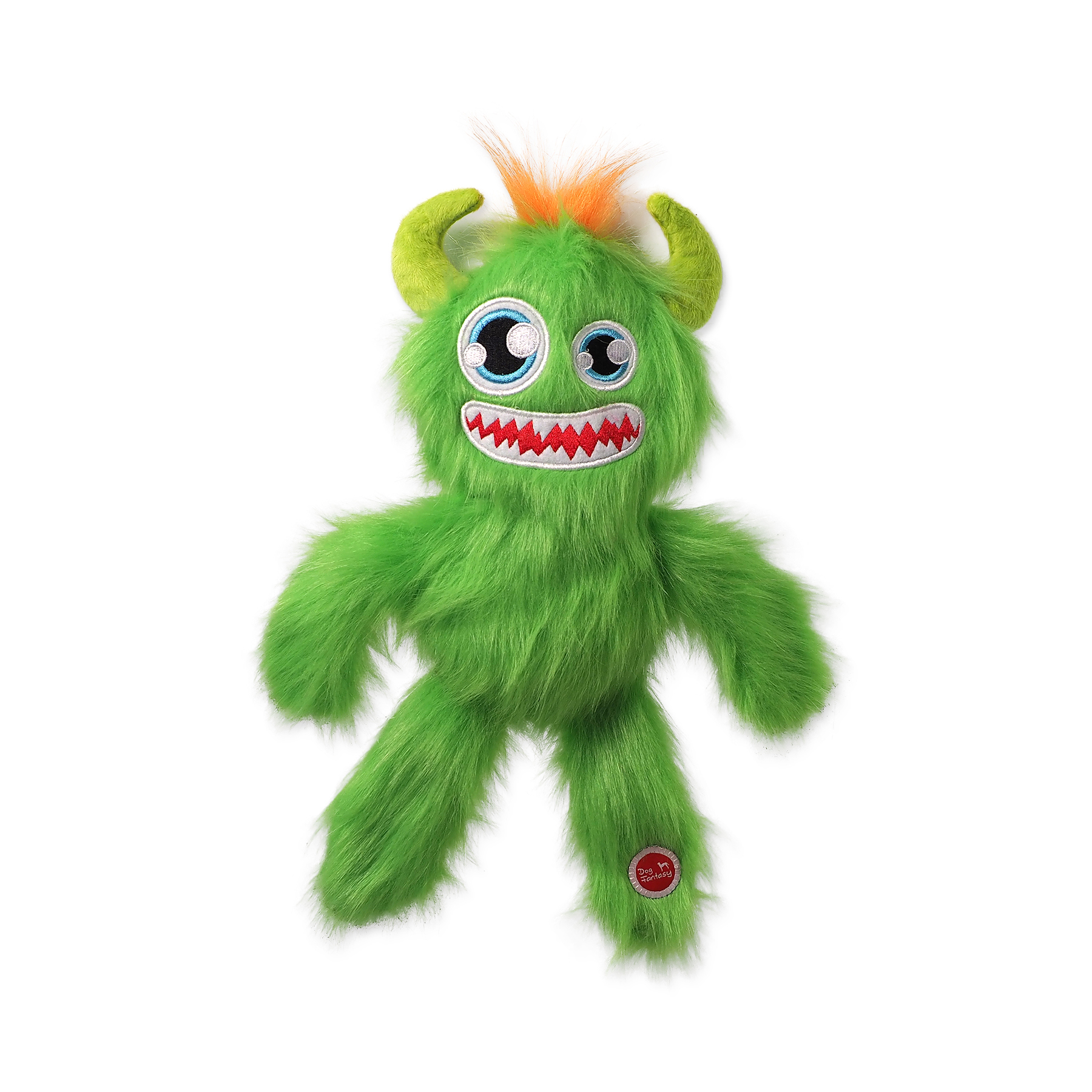 Dog Fantasy Hračka Monsters strašidlo pískací zelené 35 cm Dog Fantasy