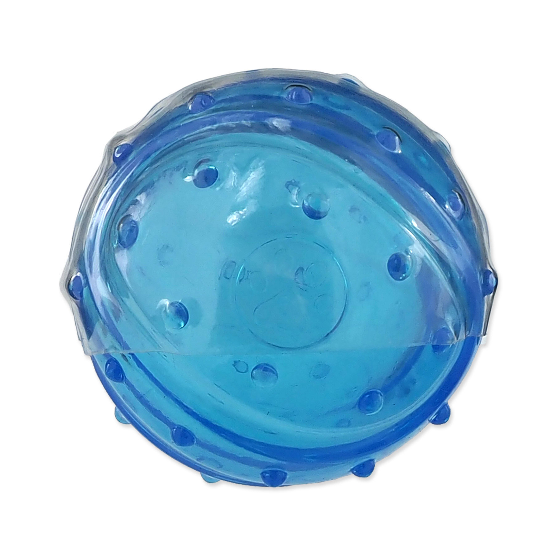 Dog Fantasy Hračka STRONG míček s vůní slaniny modrý 7 cm Dog Fantasy