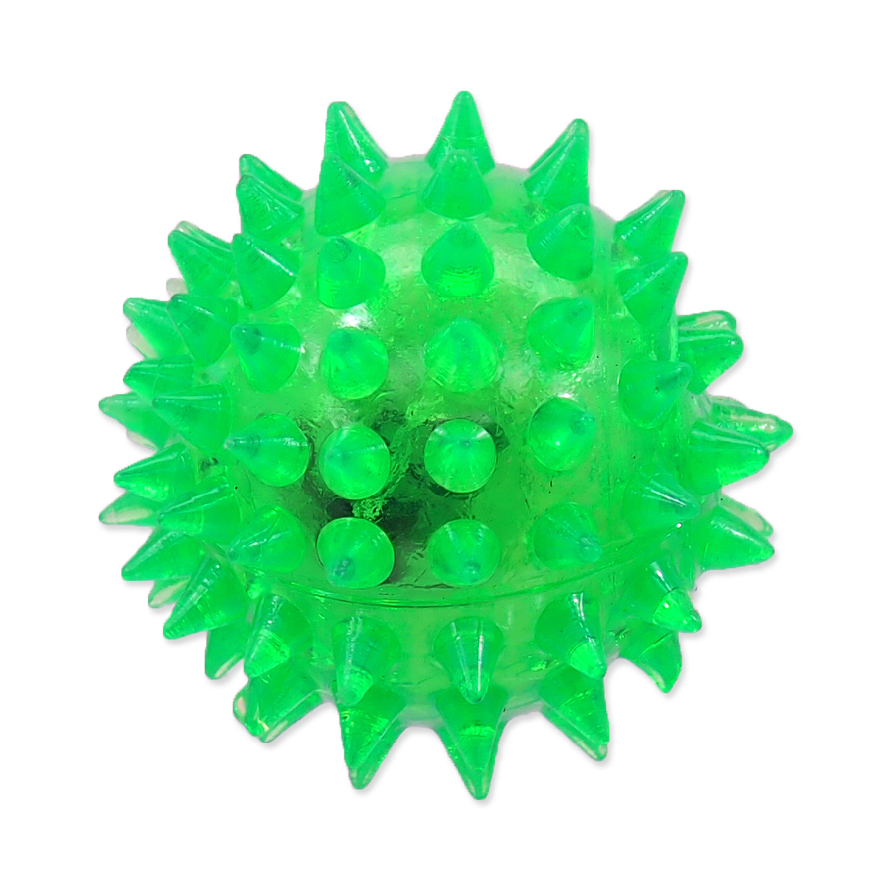 Dog Fantasy Hračka míček LED zelený 5 cm Dog Fantasy