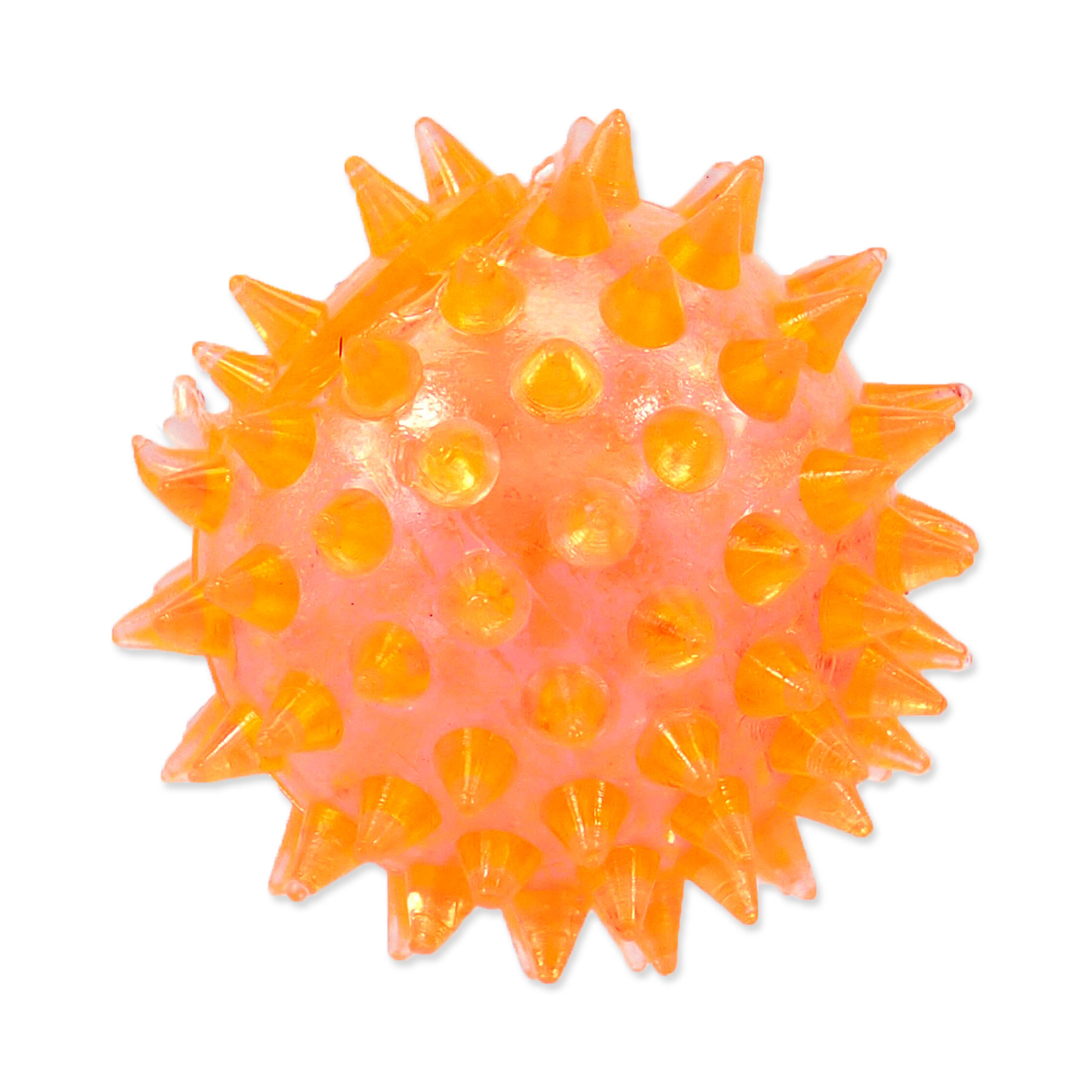 Dog Fantasy Hračka míček pískací oranžový 5 cm Dog Fantasy